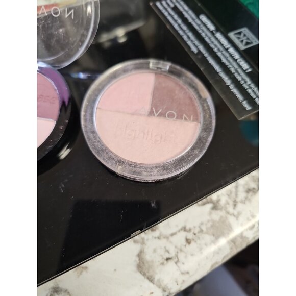 Eye Shadow Avon Professional Pink Trio New Old Stock Without Box Lot Of 2 - Picture 3 of 3